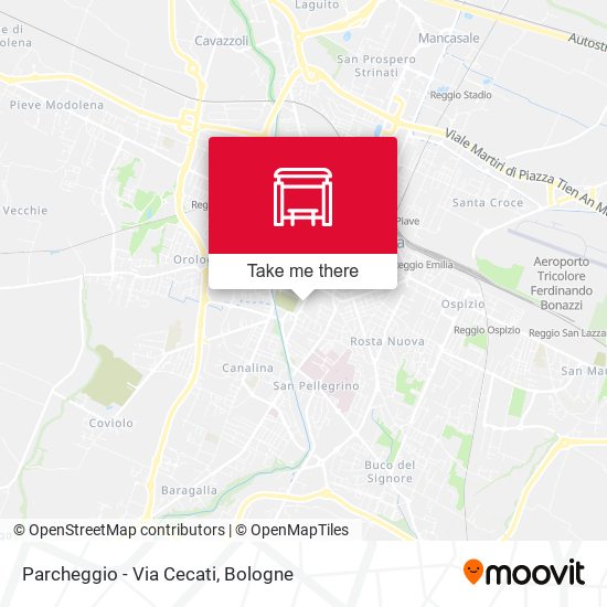 Parcheggio - Via Cecati map