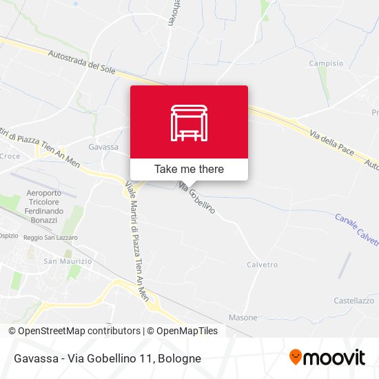Gavassa - Via Gobellino 11 map