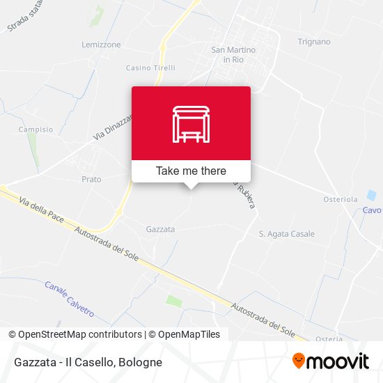 Gazzata - Il Casello map