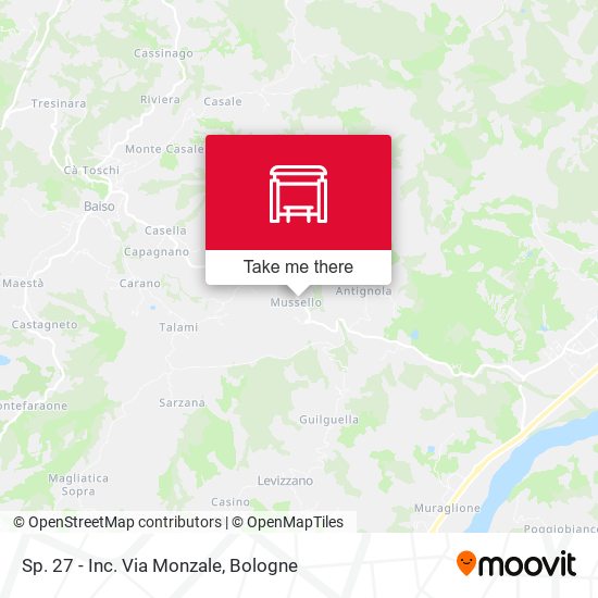 Sp. 27 - Inc. Via Monzale map