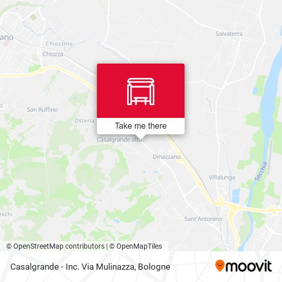 Casalgrande - Inc. Via Mulinazza map