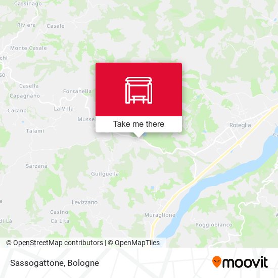 Sassogattone map