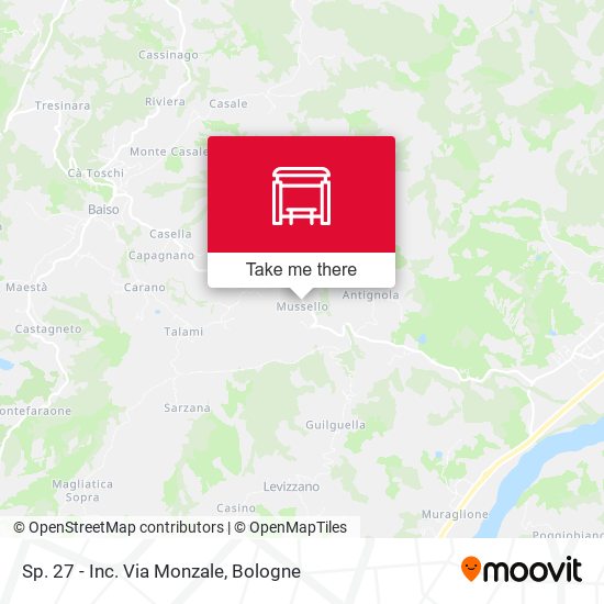 Sp. 27 - Inc. Via Monzale map