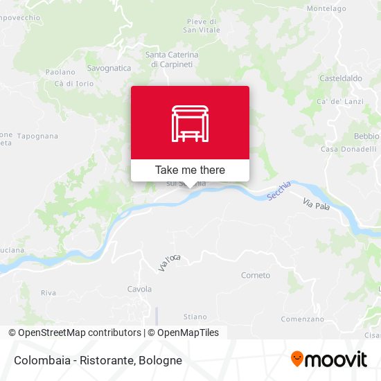 Colombaia - Ristorante map