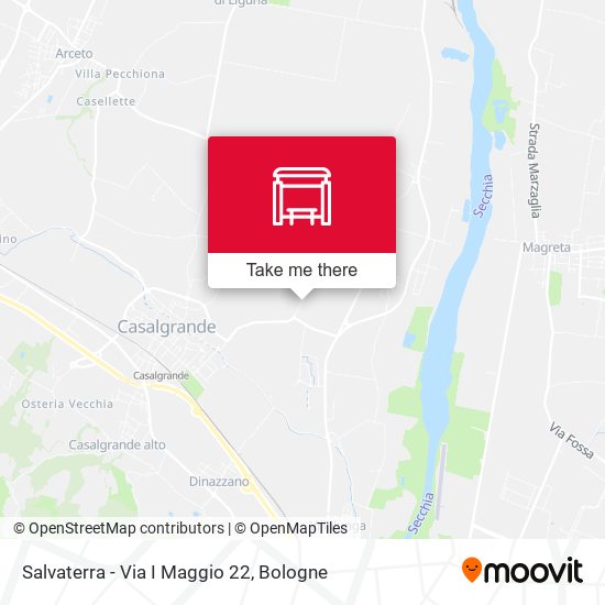 Salvaterra - Via I  Maggio 22 map