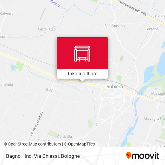 Bagno - Inc. Via Chiessi map