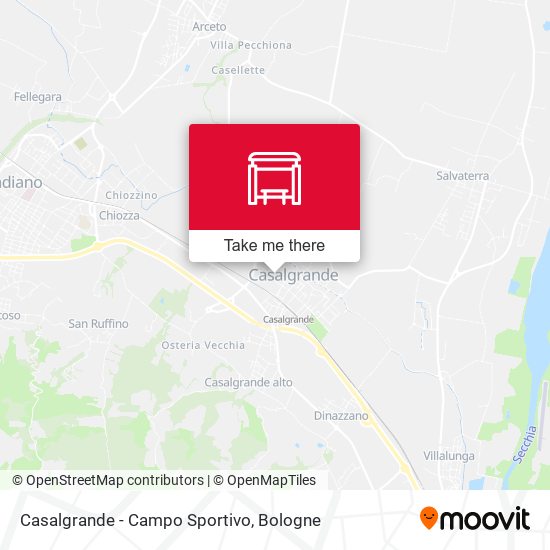 Casalgrande - Campo Sportivo map