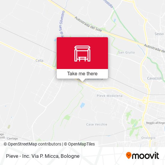 Pieve - Inc. Via P. Micca map