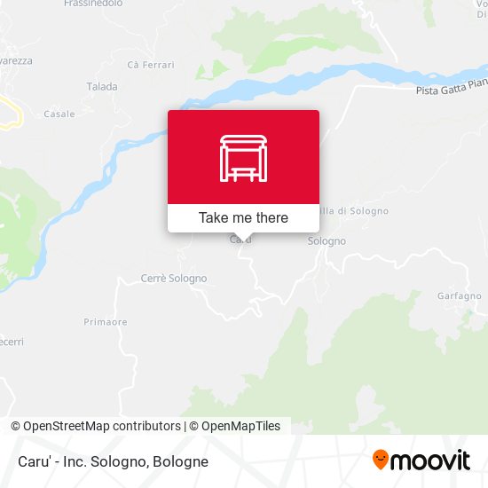 Caru' - Inc. Sologno map