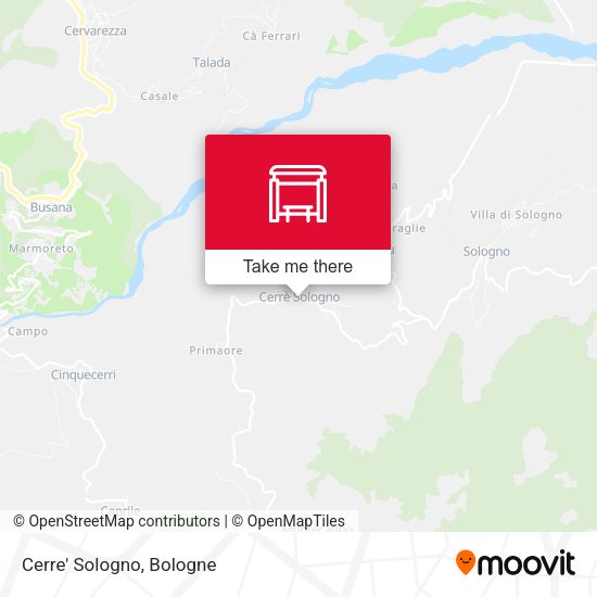 Cerre' Sologno map