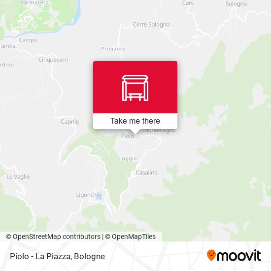 Piolo - La Piazza map