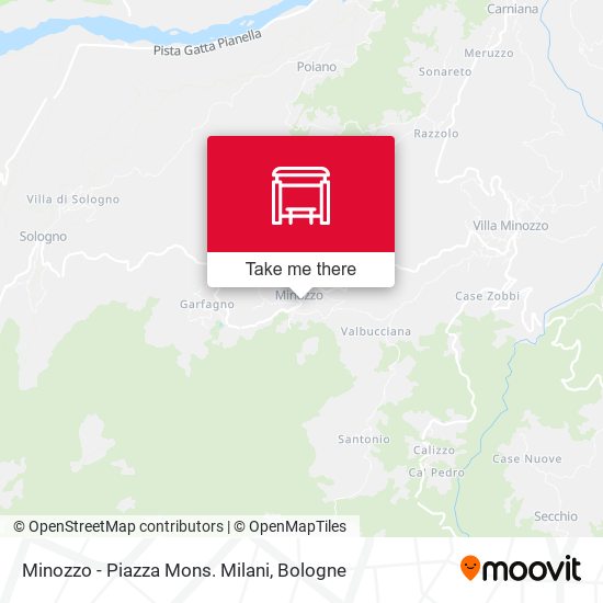 Minozzo - Piazza Mons. Milani map