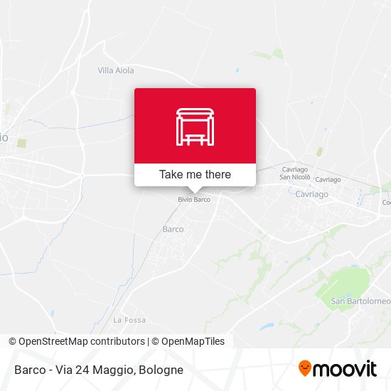 Barco - Via 24 Maggio map