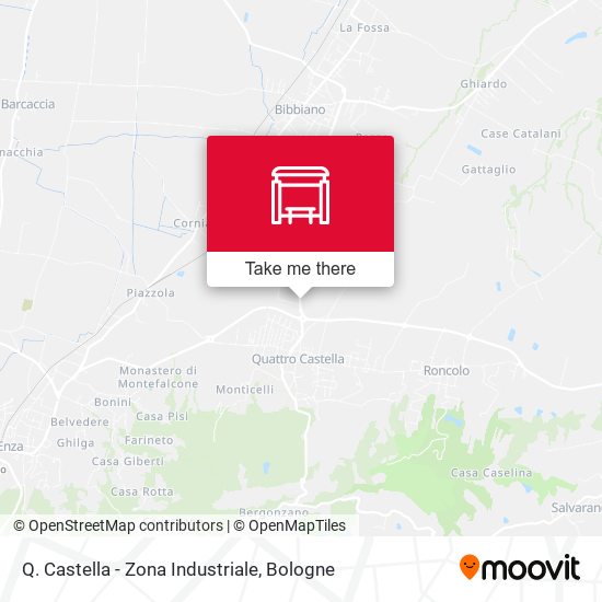 Q. Castella - Zona Industriale map