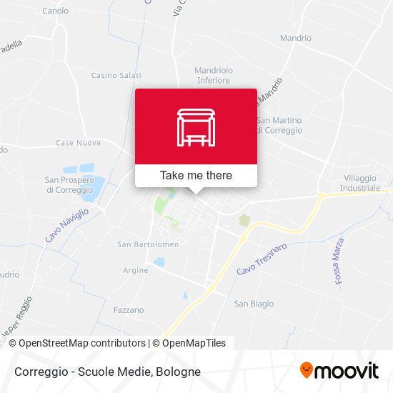 Correggio - Scuole Medie map
