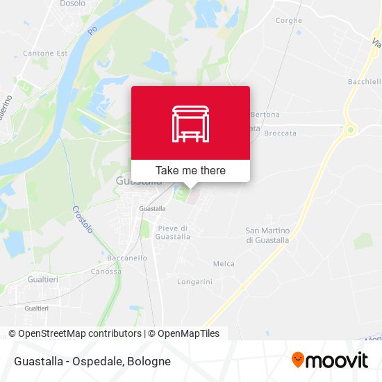 Guastalla - Ospedale map