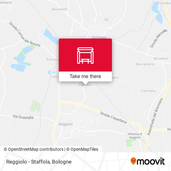 Reggiolo - Staffola map