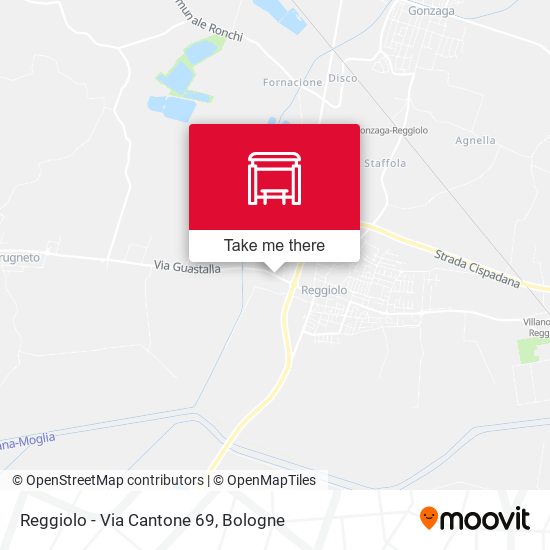 Reggiolo - Via Cantone 69 map