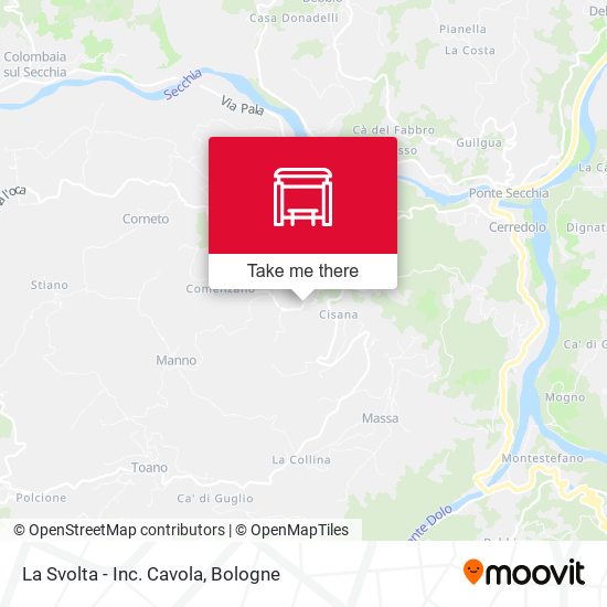 La Svolta - Inc. Cavola map