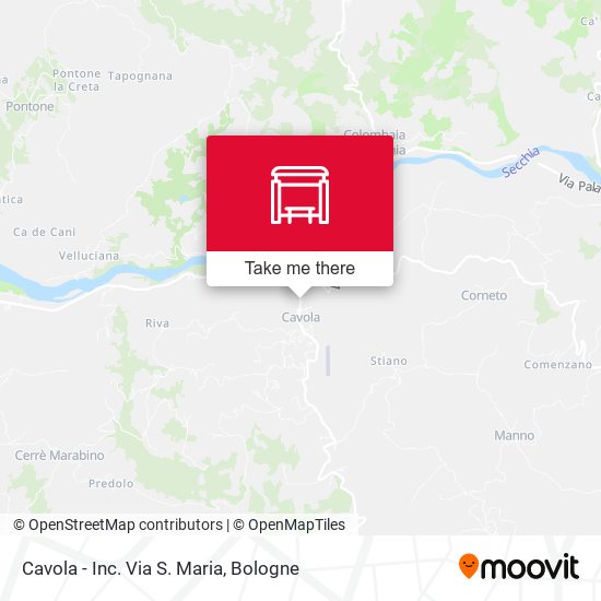 Cavola - Inc. Via S. Maria map