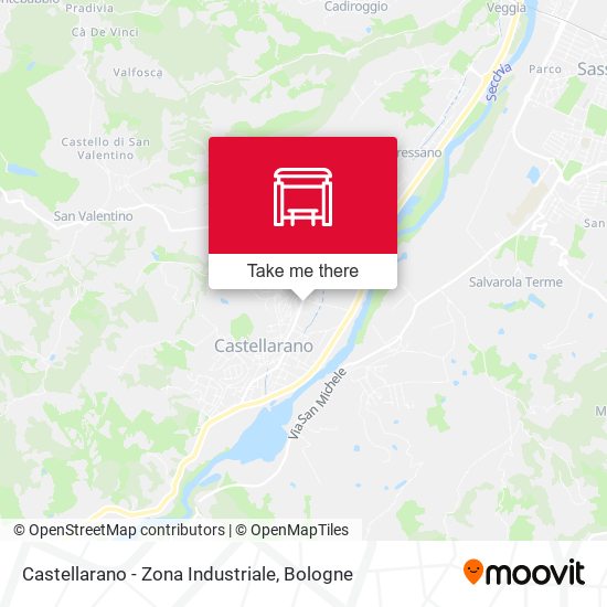 Castellarano - Zona Industriale map
