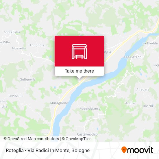 Roteglia - Via Radici In Monte map