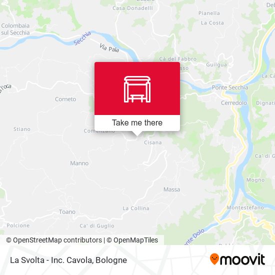 La Svolta - Inc. Cavola map