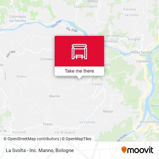 La Svolta - Inc. Manno map