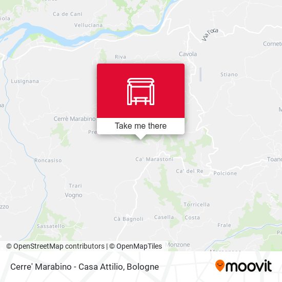 Cerre' Marabino - Casa Attilio map