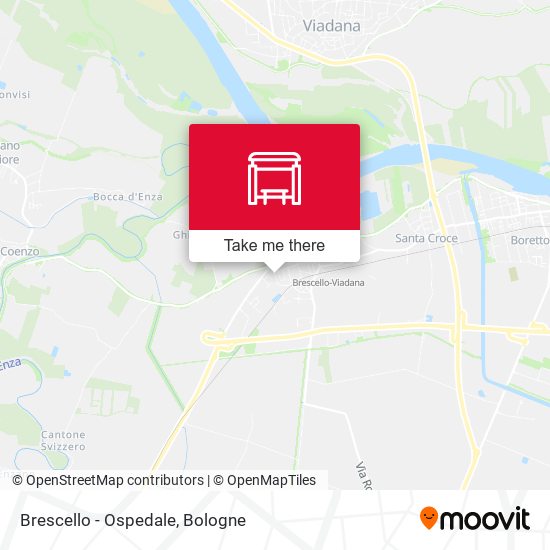 Brescello - Ospedale map