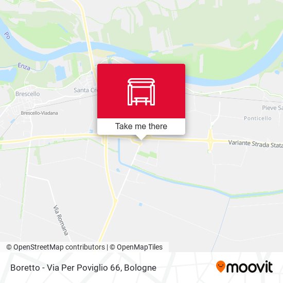 Boretto - Via Per Poviglio 66 map