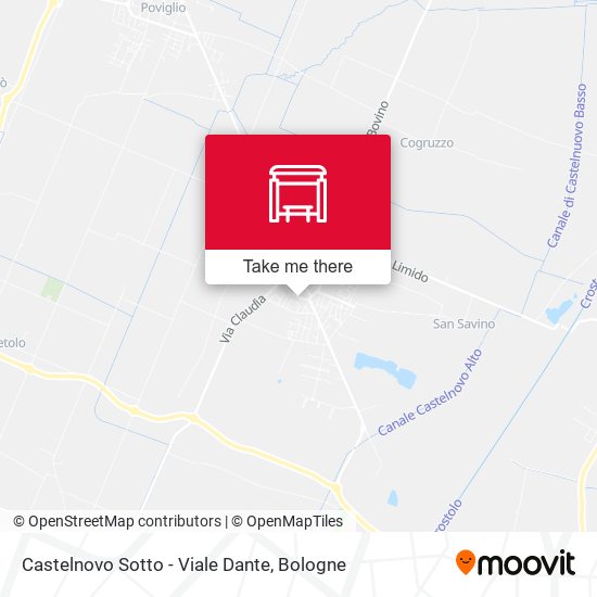 Castelnovo Sotto - Viale Dante map