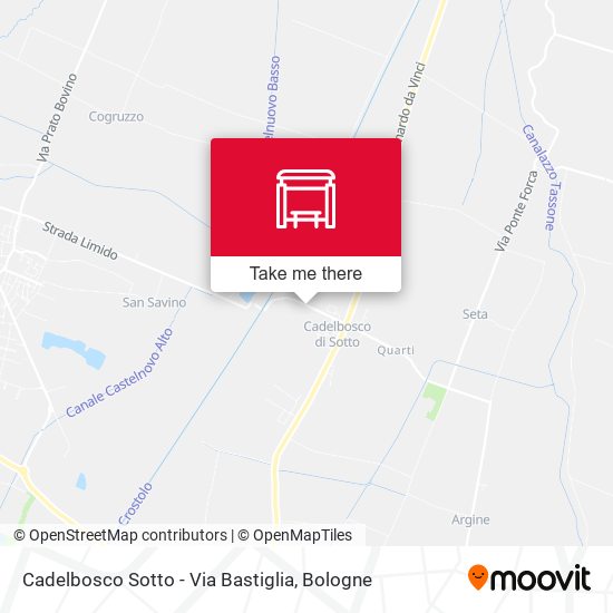 Cadelbosco Sotto - Via Bastiglia map