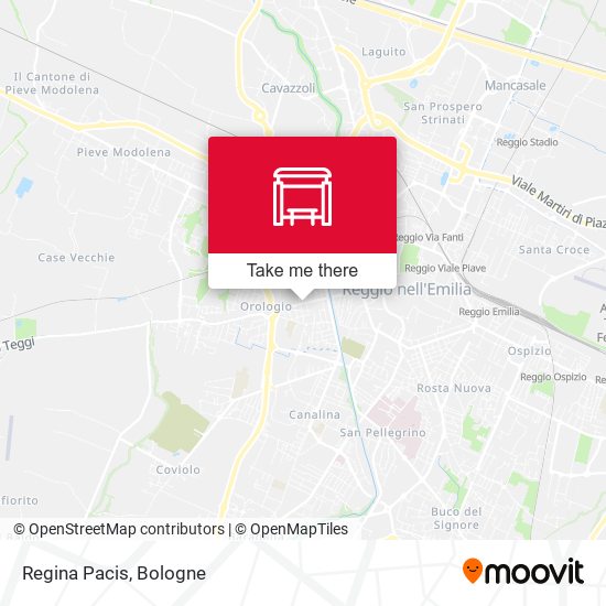 Regina Pacis map