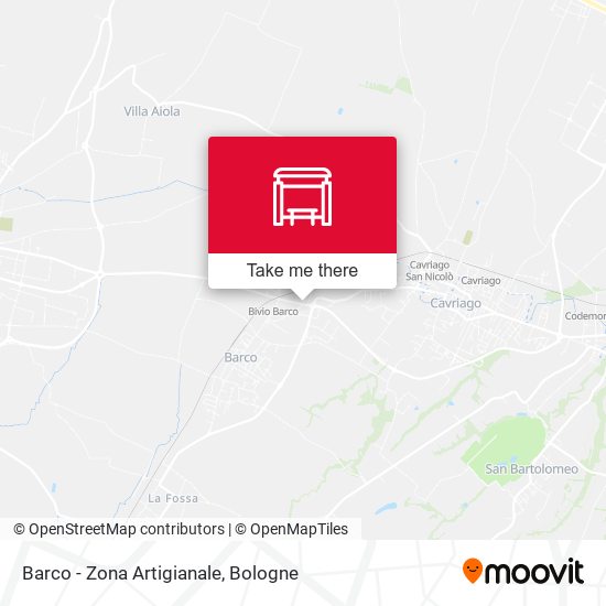 Barco - Zona Artigianale map