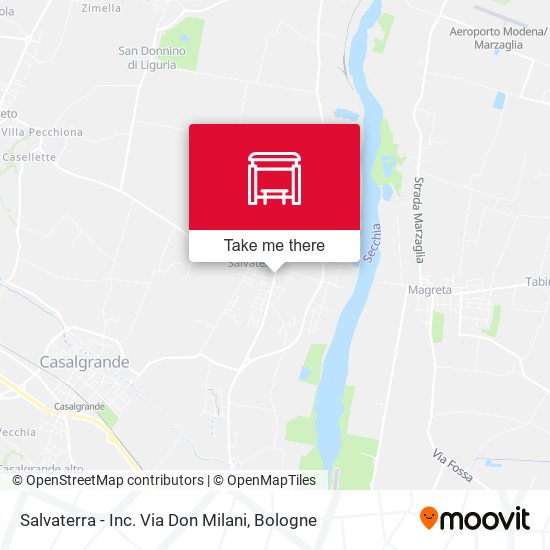 Salvaterra - Inc. Via Don Milani map