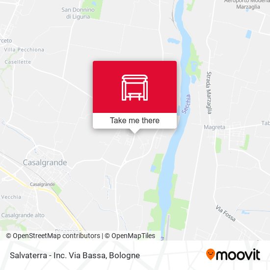 Salvaterra - Inc. Via Bassa map