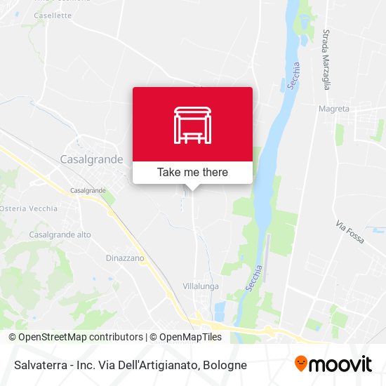 Salvaterra - Inc. Via Dell'Artigianato map