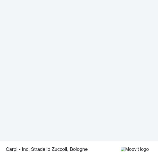 Carpi - Inc. Stradello Zuccoli map
