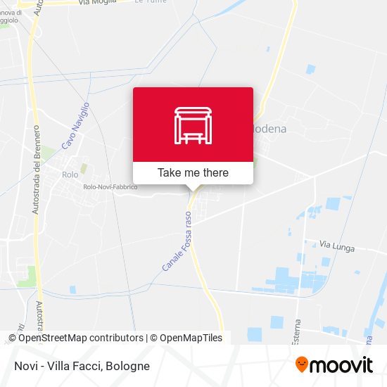 Novi - Villa Facci map