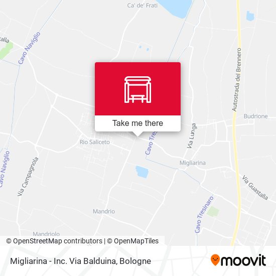 Migliarina - Inc. Via Balduina map