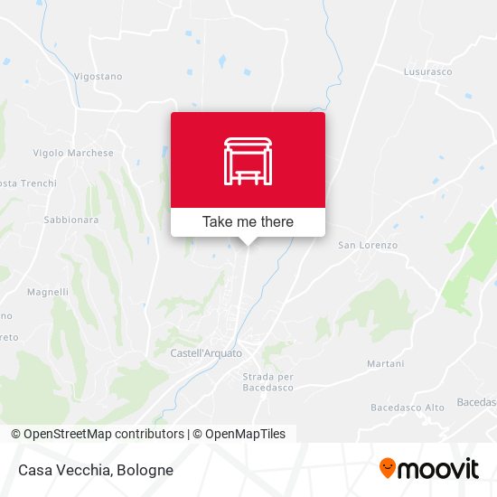 Casa Vecchia map