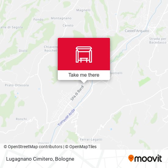Lugagnano Cimitero map