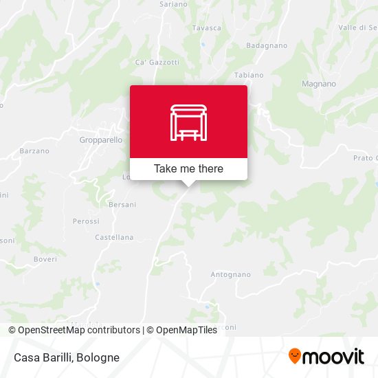 Casa Barilli map