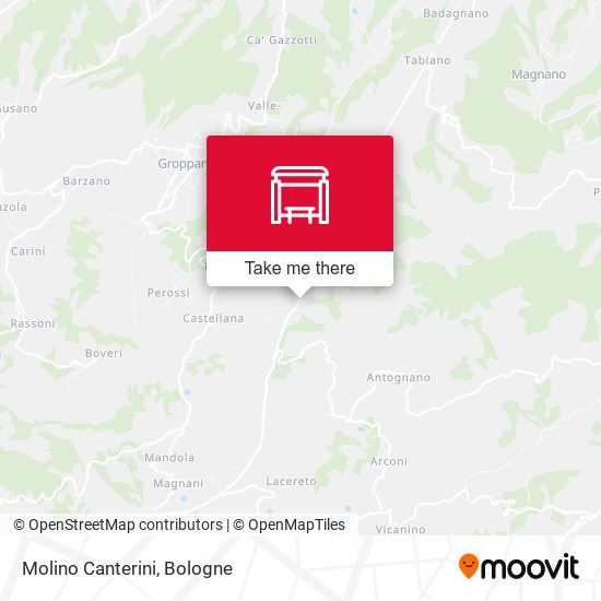 Molino Canterini map
