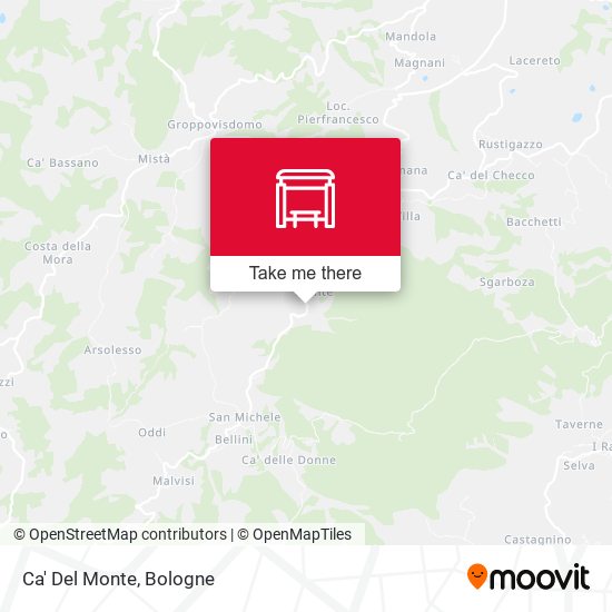 Ca' Del Monte map