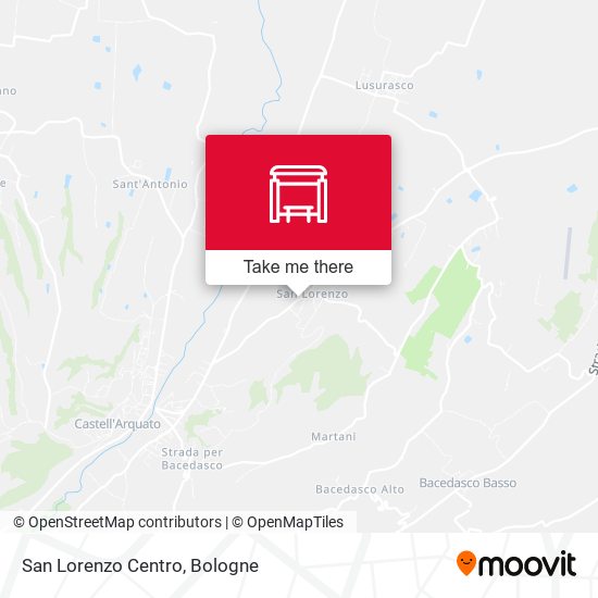 San Lorenzo Centro map