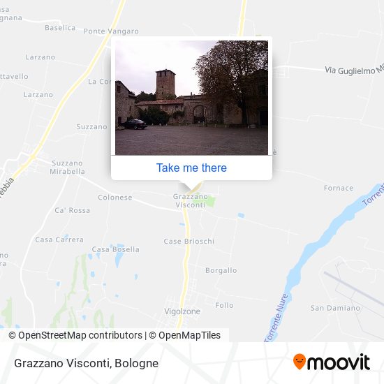 Grazzano Visconti map