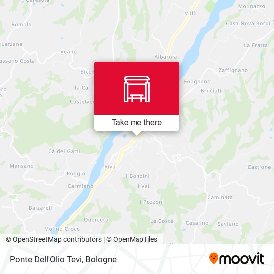 Ponte Dell'Olio Tevi map