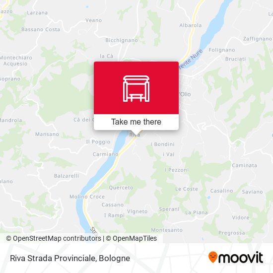 Riva Strada Provinciale map